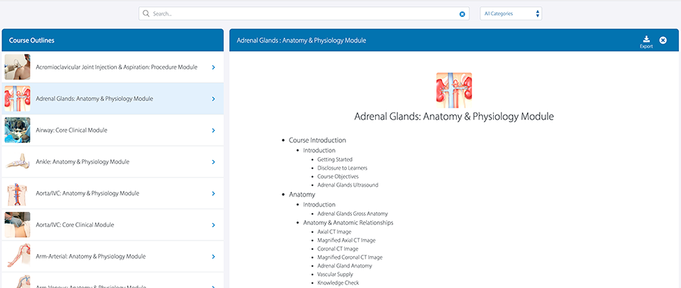 expanded course outlines